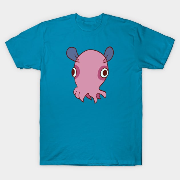 Dumbo Octopus 2 (Simple) T-Shirt by ziafrazier